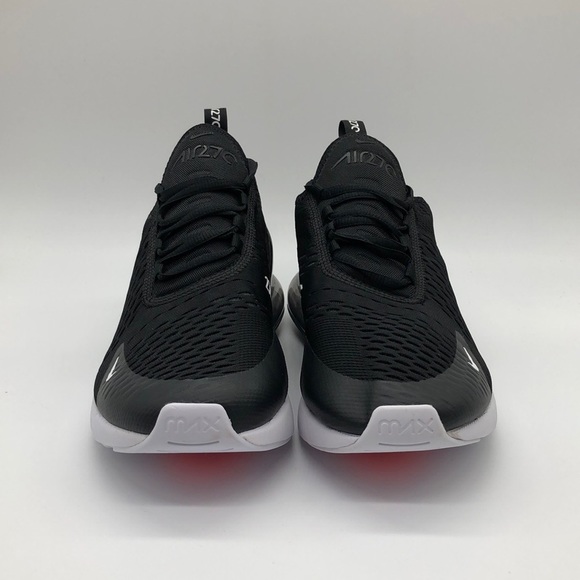 Nike Air Max 270 Black White Red Sneakers Shoes AH8050-002 Men's - Picture 2 of 5